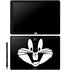 Looney Tunes Bugs Bunny Plain Black and White Galaxy Book 12in Skin